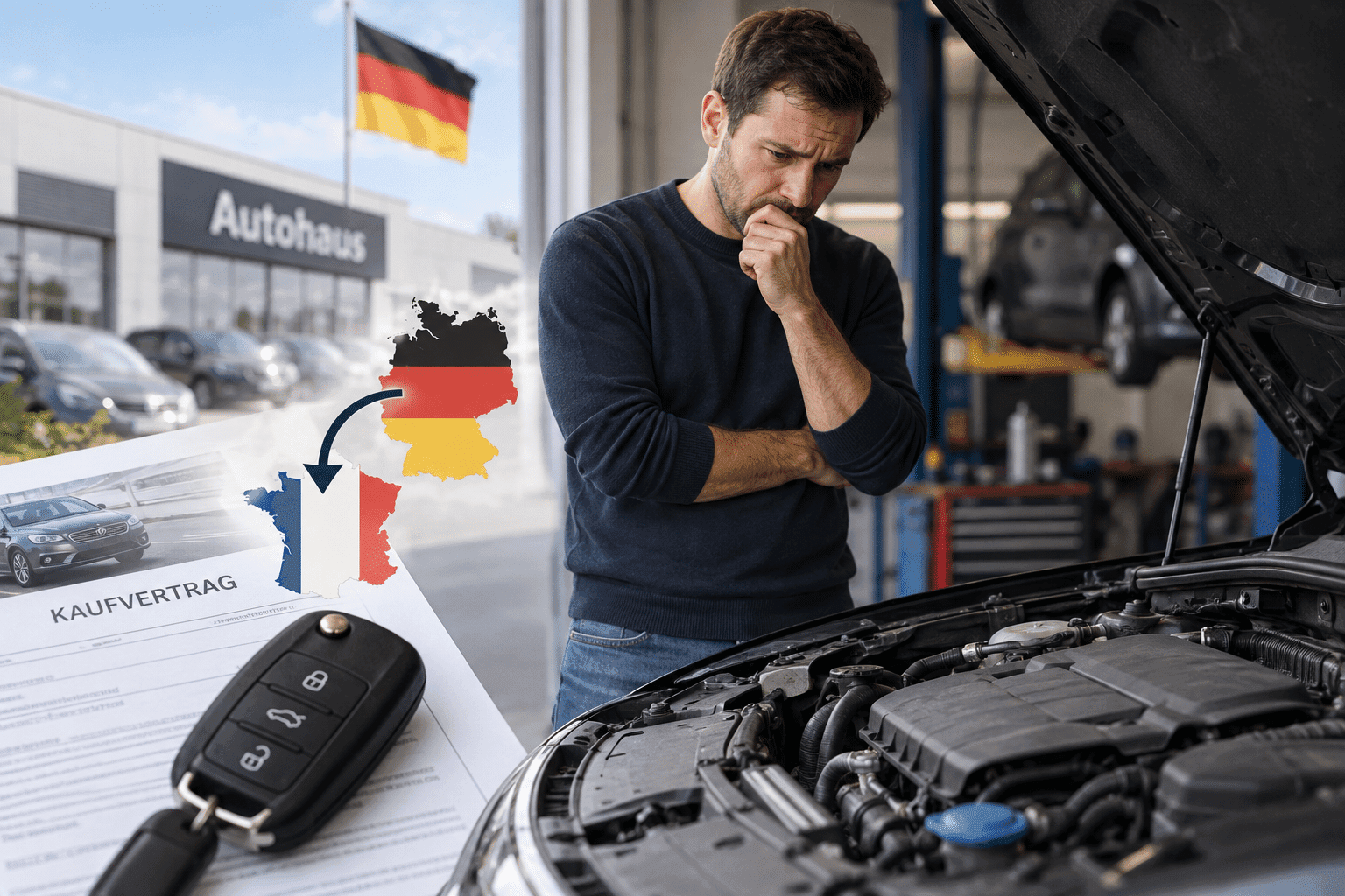 Panne moteur voiture achetée en allemagne